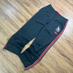 2009 Y2K Urban Pipeline Track & Field Baggy Black Trackpants